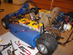 2009 - Montage du kart de la Ciotat 