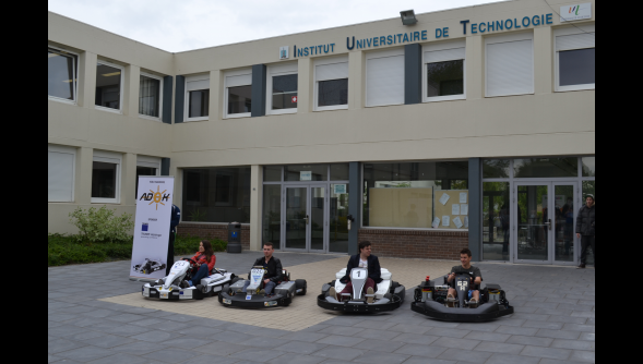 Béthune - Dans les paddocks de l’IUT, des étudiants ont fabriqué un kart électrique