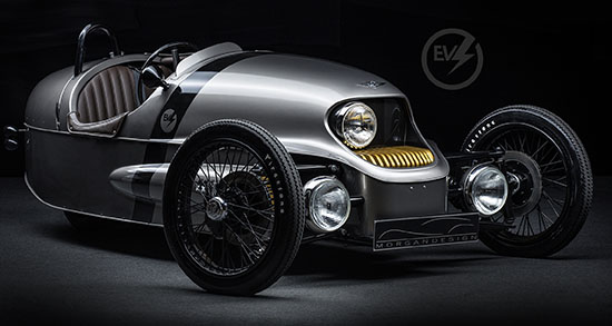 Morgan EV3 : une voiture électrique grand luxe à 3 roues