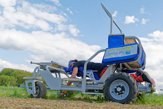Toutilo, le robot agricole qui pense au mal au dos lors de la cueillette