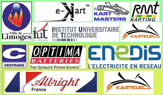 Les partenaires du Challenge e-Kart 2017 de Limoges
