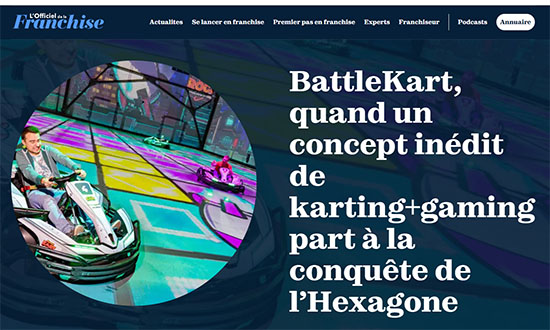 BattleKart, quand un concept inédit de karting+gaming part à la conquête de l’Hexagone