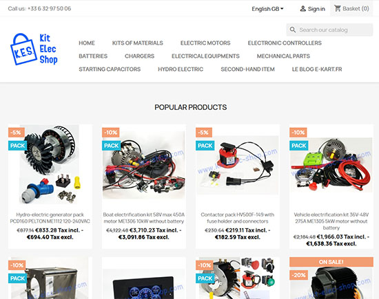 Kit Elec Shop - Un nouveau site web !