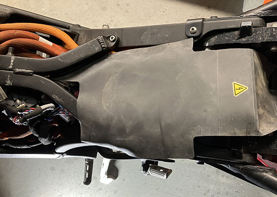 Ajustement de l'encodeur sur une moto ZERO MOTORCYCLES