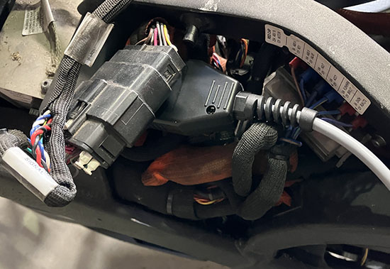 Ajustement de l'encodeur sur une moto ZERO MOTORCYCLES