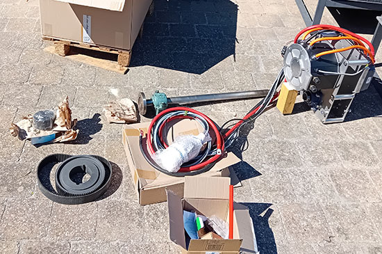 A ME1616 48V boat kit as an hybrid propulsion system