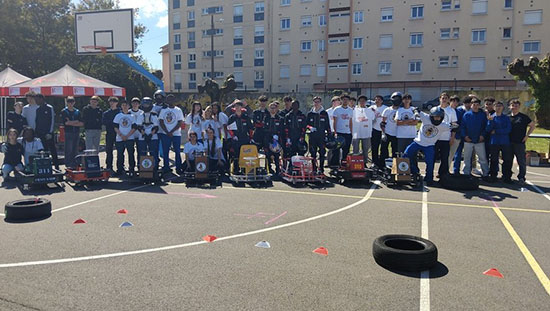 Cinq lycées d’Occitanie pour le Crazy Kart