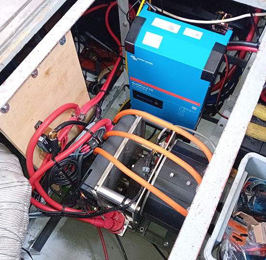 A ME1616 48V boat kit as an hybrid propulsion system