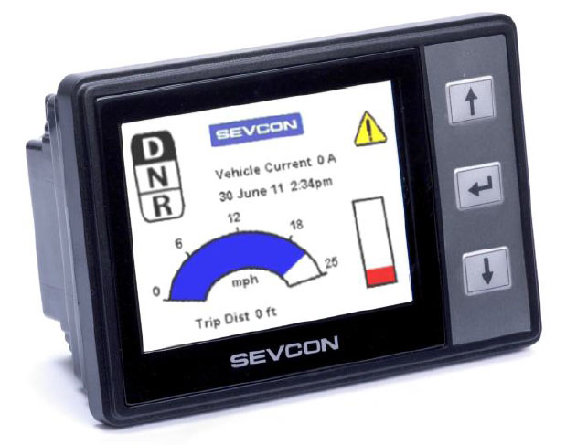 SEVCON Clearview configurable CANopen colour display