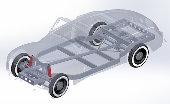 Electrification d'une réplique de Peugeot 203 à l'échelle 2/3