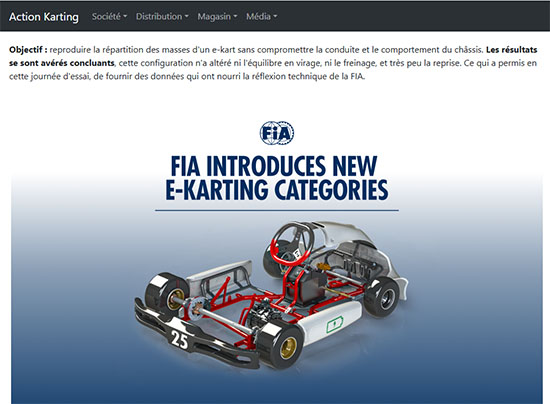 Le karting électrique Junior et Senior - Nouveau cadre FIA