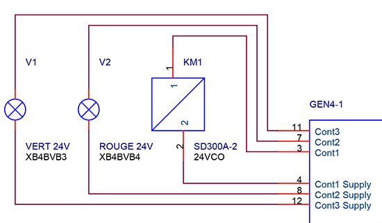 SEVCON GEN4 - Un voyant ROUGE de surchauffe moteur